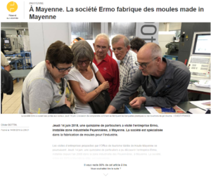 OUEST FRANCE annonce ERMO